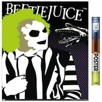Beetlejuice - Плакат за векторна стена, 22.375 34