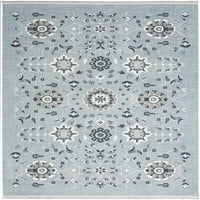 Nourison Lenno Modern French Country Light Blue Grey 5'3 7'3 килим