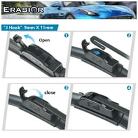 Erasior 18 & 18 , подходящ за чистачките на чистачките на Chevrolet K в и в подмяна на чистачката за предния прозорец на автомобила, от 2