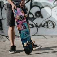 Удебелени матови неплъзгащи се устойчиви стикери за скейтборд лаптоп багаж