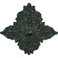 1 4 в 3 8 х 4 ид 2 П Мелхор диамант таван медальон, Ръчно рисувана костенурка пращене