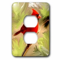 3Drose Red Cardinal - капак на изхода на щепсела