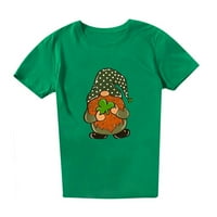 Лопеси - Сейнт Патрикс ден риза блузи за жени дамски модни върхове Смешни Принт Казуалфит Тениски Блуза Принт риза зелено