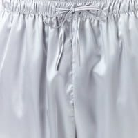 Тонове стил и отпечатъци, axxd еластичен отразяващ хип-хоп флуоресцентни нощи спортни панталони Мъжки панталони сиво 14