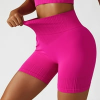 Jtckarpu йога къси панталони за жени шорти за жени солидна тренировка за фитнес зала
