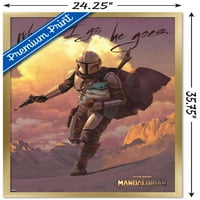 Междузвездни войни: Мандалорският - Защитен плакат за стена, 22.375 34