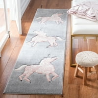 Детска колекция въртележка КРЪК163Ф сив розов килим