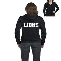 Фпп-Дамски суитчър с пълен цип Пуловер, до женски размер 3хл-лъвове