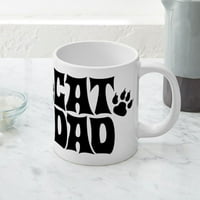 Cafepress - Cat Dad - Ceramic Mega Hubs Husts