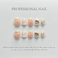 Кисор розов гел лак за нокти, гел полски естествен цвят полупрозрачен желе лак за нокти Накисване