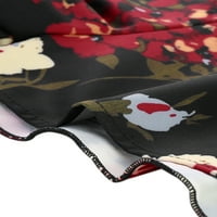 Уникални изгодни Дамски Флорални печатни вратовръзка високо ластик разрошване летни шорти