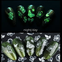 Стикери за грижа за ноктите на Sehao Слъйци за светене